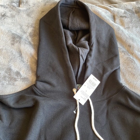 Wild Fable Black Cropped Hooded Sweatshirt - Picture 8 of 11